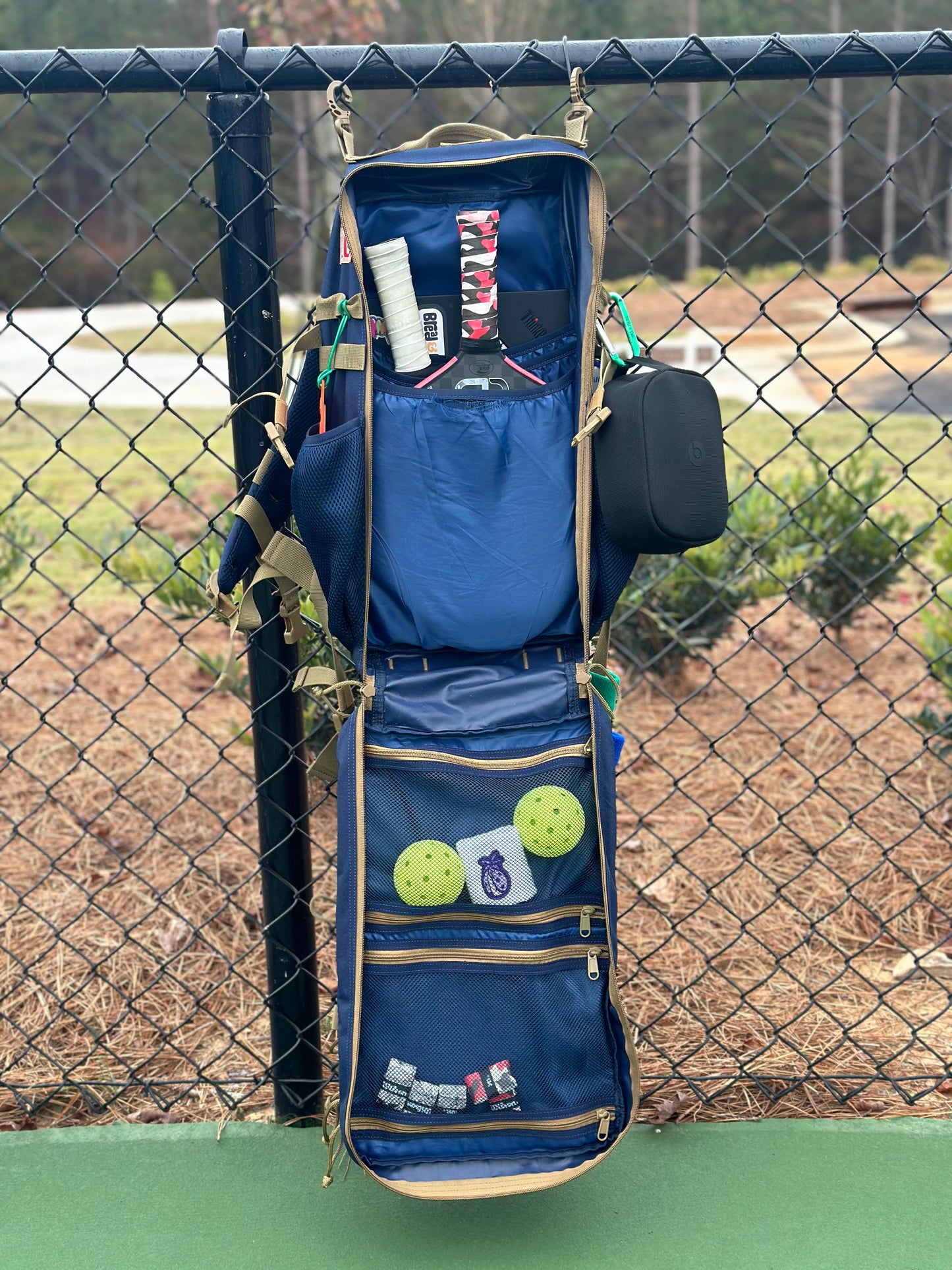 Tactical Pickleball Backpack Blue