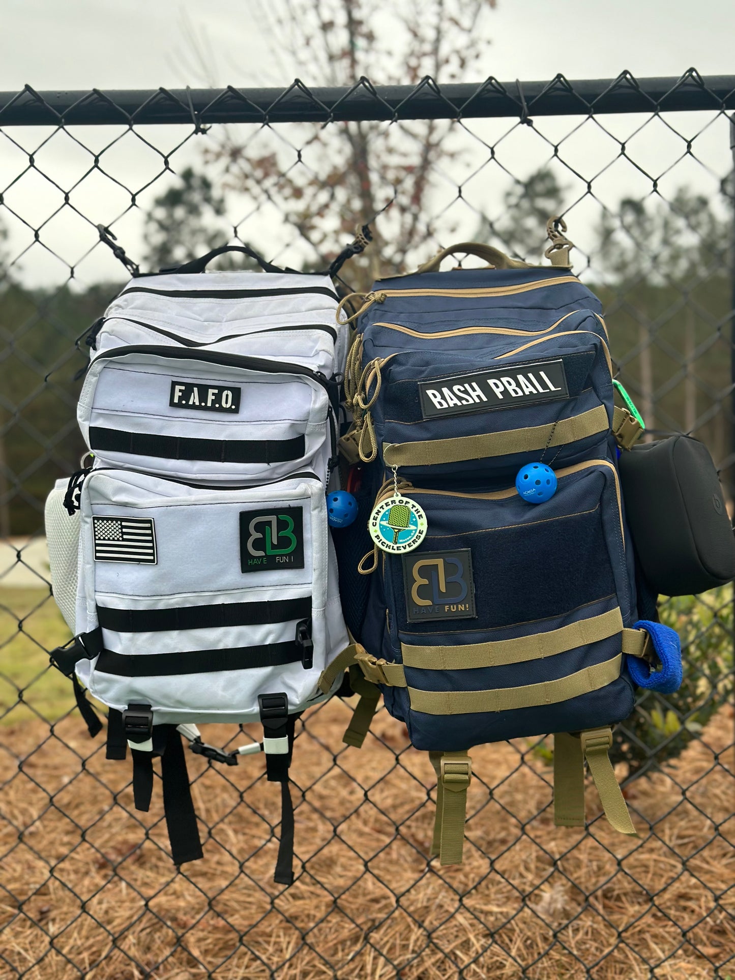 Tactical Pickleball Backpack White